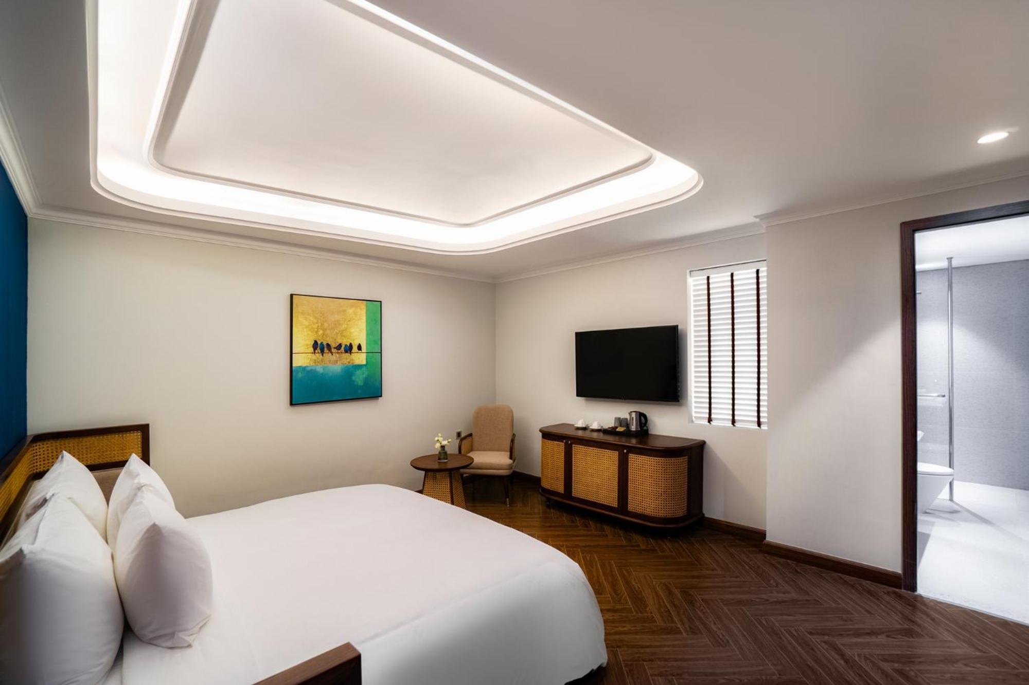 La Siesta Classic Hang Thung هانوي المظهر الخارجي الصورة A bedroom at the hotel