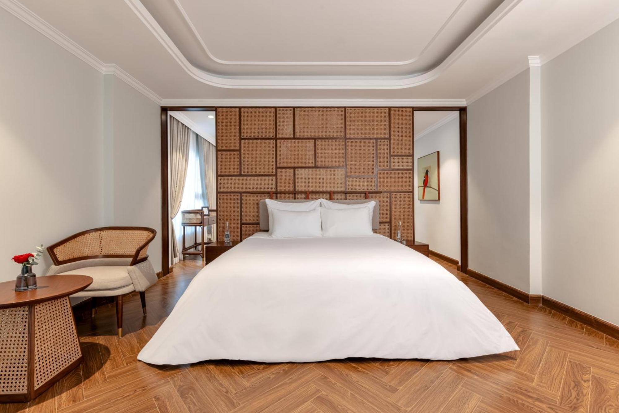 La Siesta Classic Hang Thung هانوي المظهر الخارجي الصورة A bedroom at the hotel