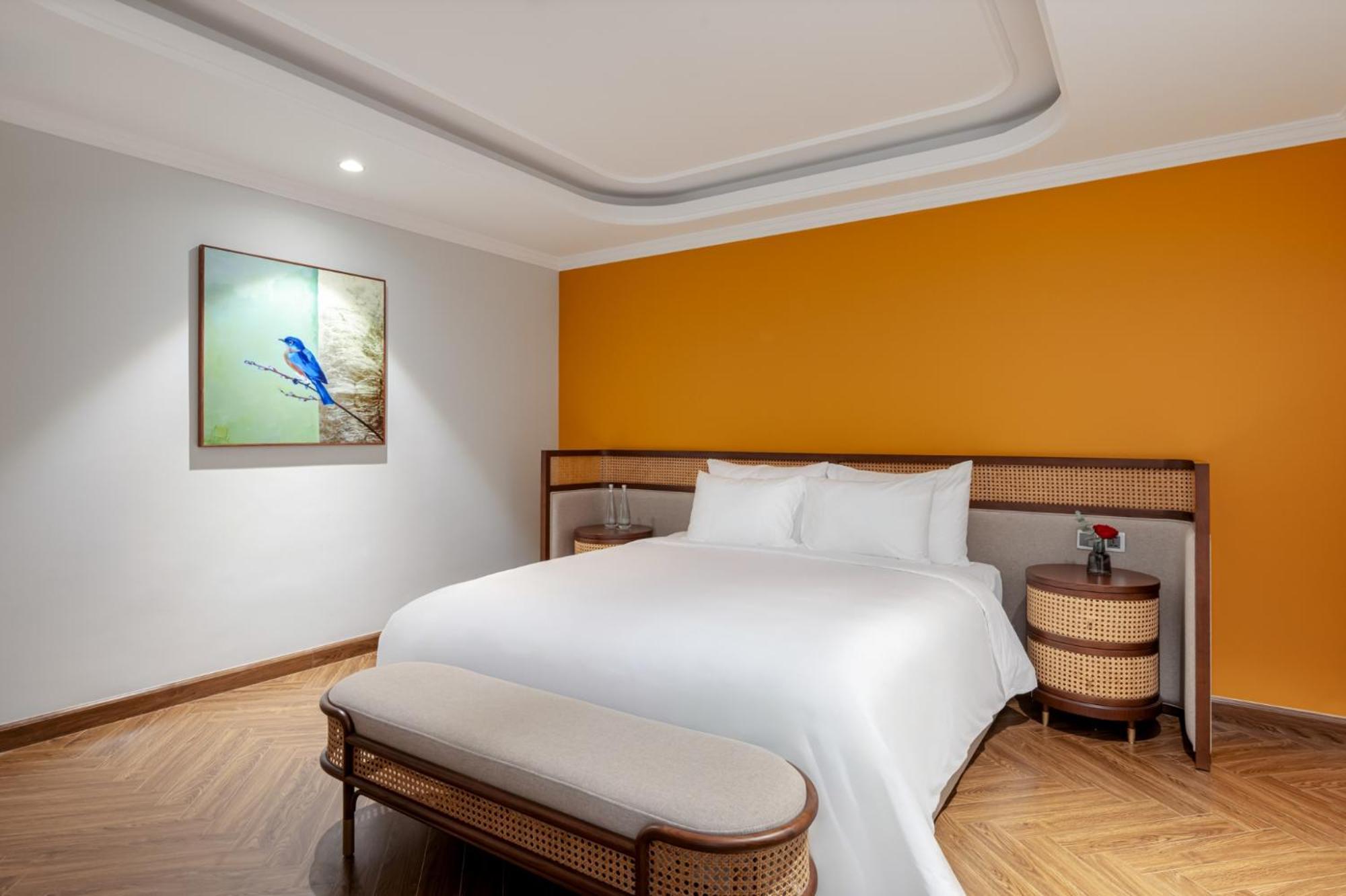 La Siesta Classic Hang Thung هانوي المظهر الخارجي الصورة A bedroom at the hotel