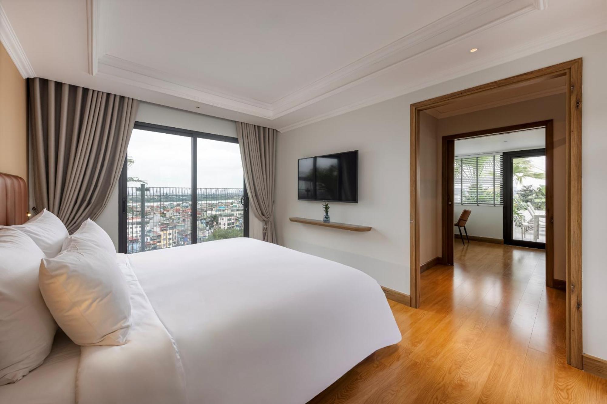 La Siesta Classic Hang Thung هانوي المظهر الخارجي الصورة A bedroom at the hotel