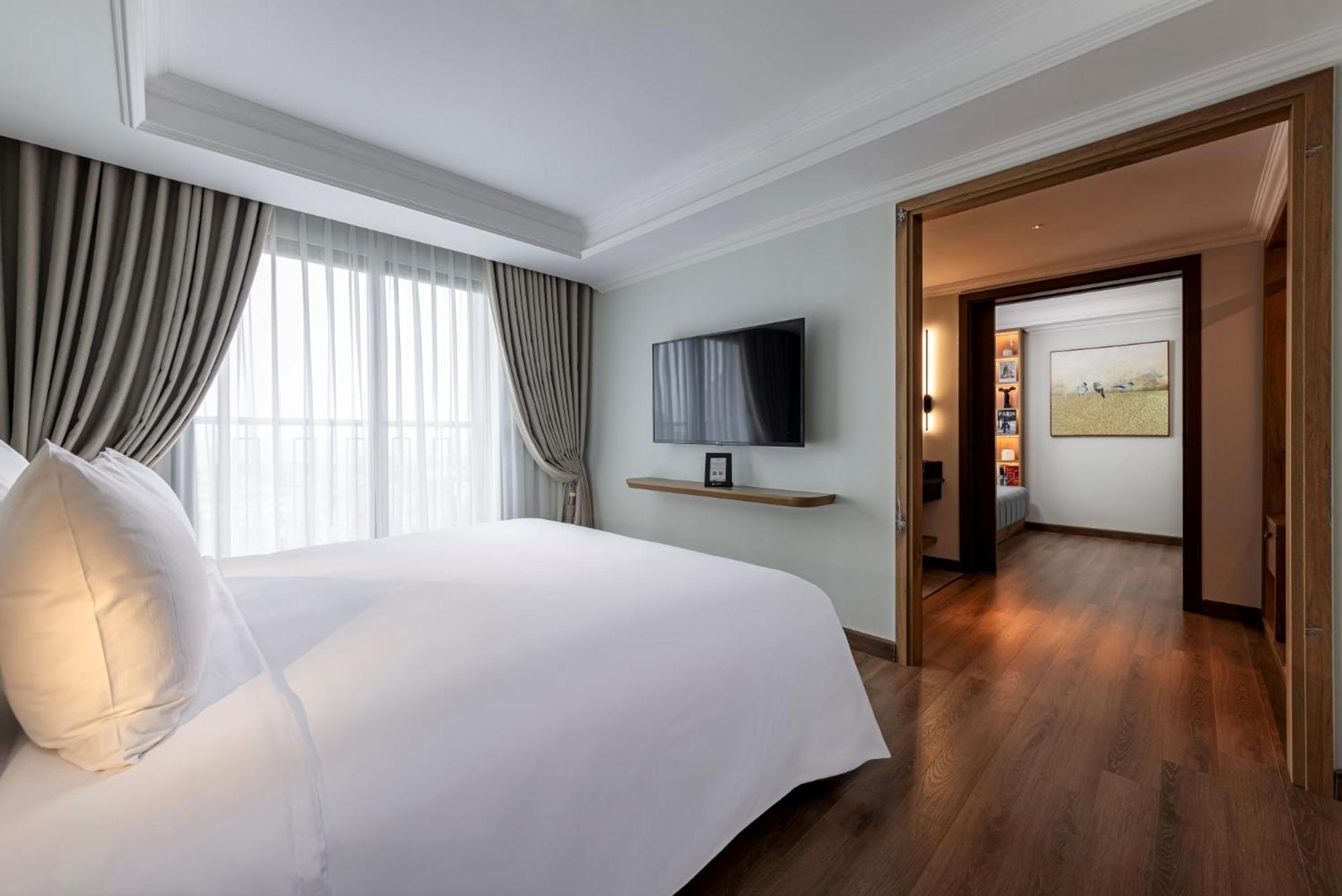 La Siesta Classic Hang Thung هانوي المظهر الخارجي الصورة A bedroom at the hotel