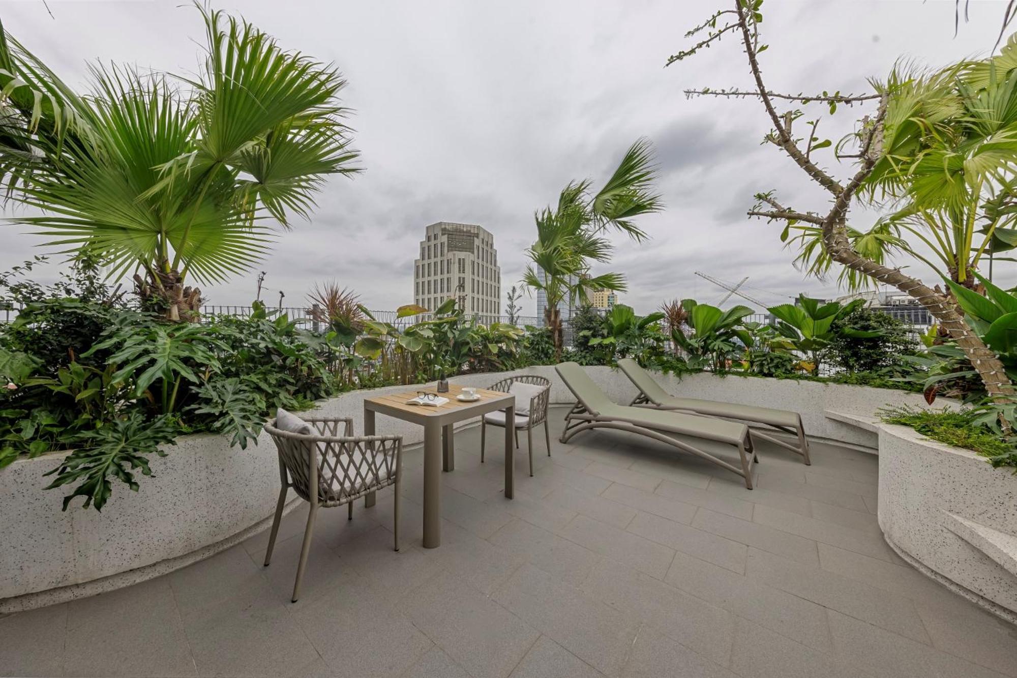La Siesta Classic Hang Thung هانوي المظهر الخارجي الصورة Rooftop garden