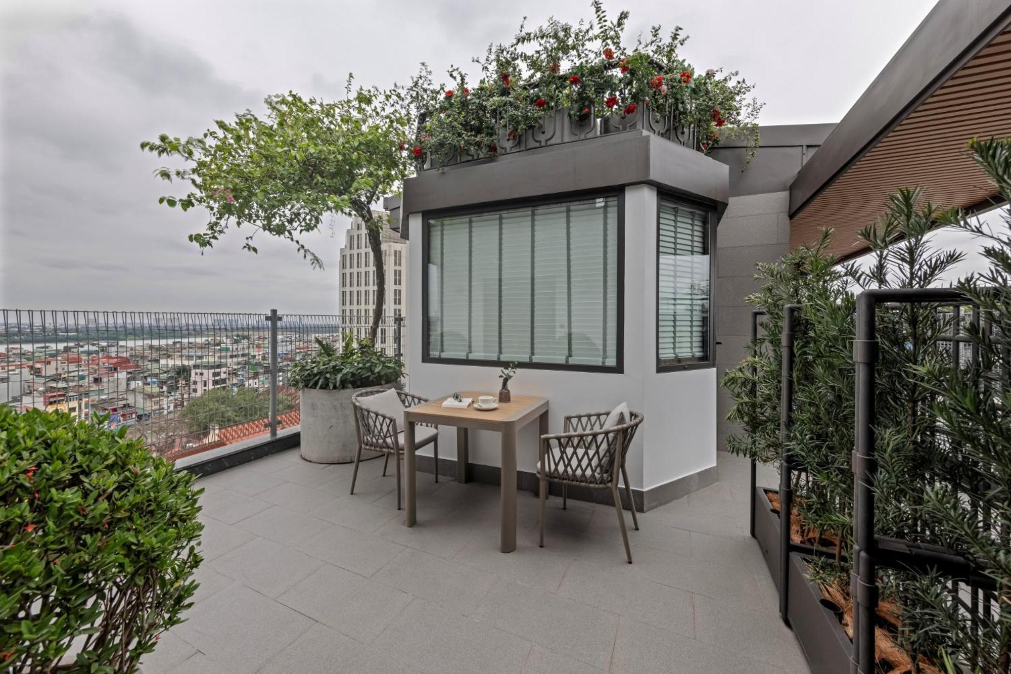 La Siesta Classic Hang Thung هانوي المظهر الخارجي الصورة Rooftop garden